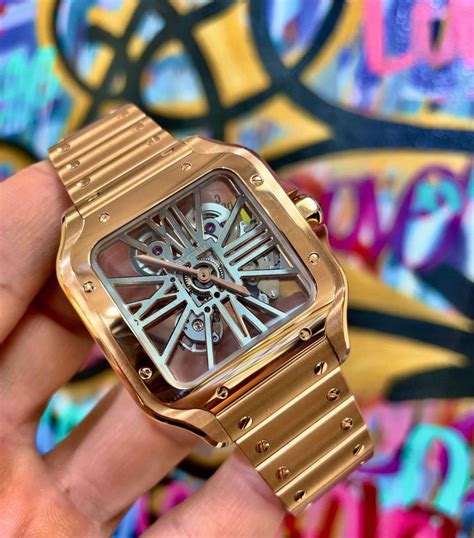 which cartier rose gold watch to buy|cartier rose gold skeleton.